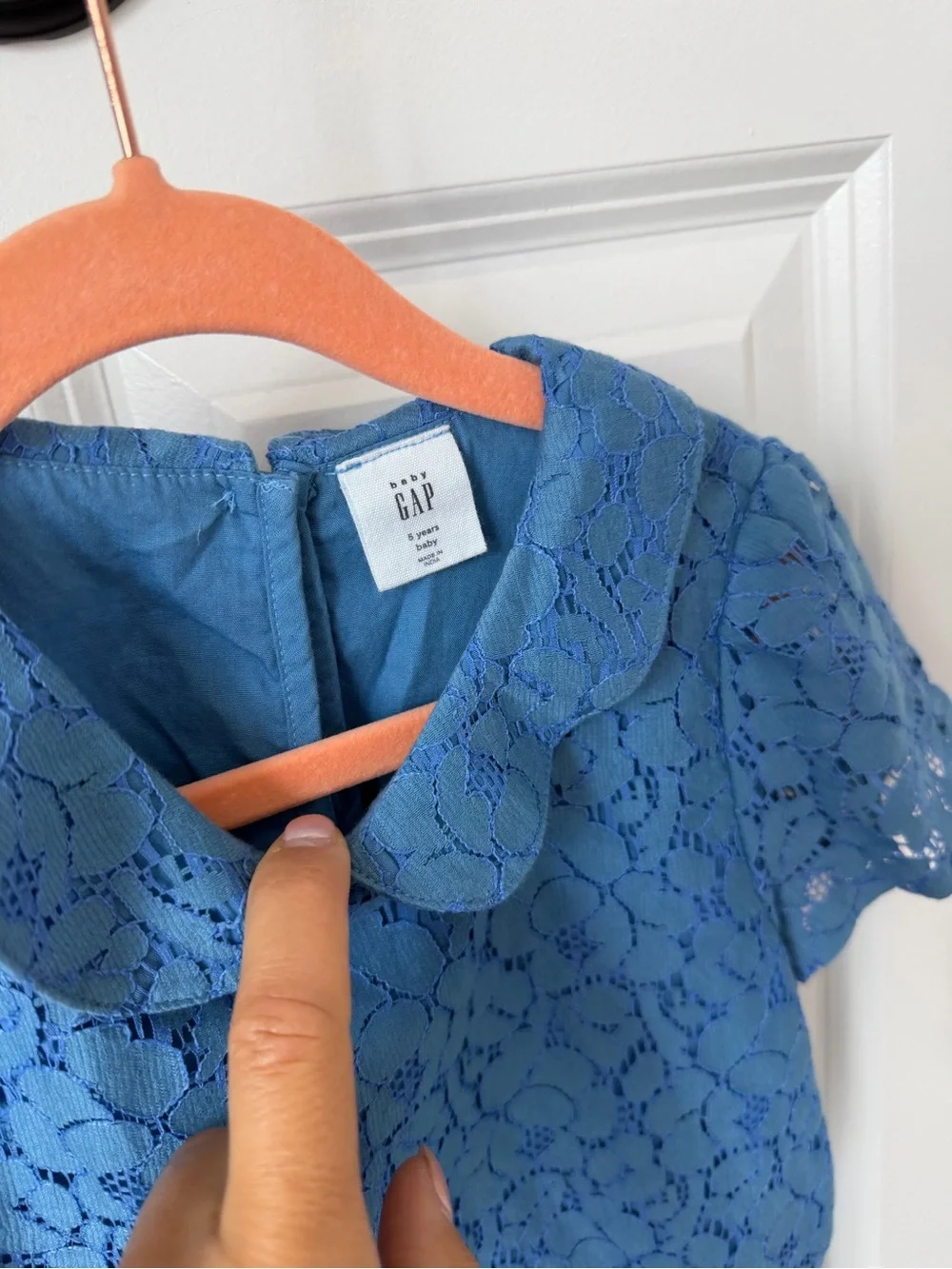 Gap Lace Peter Pan Collar Dress